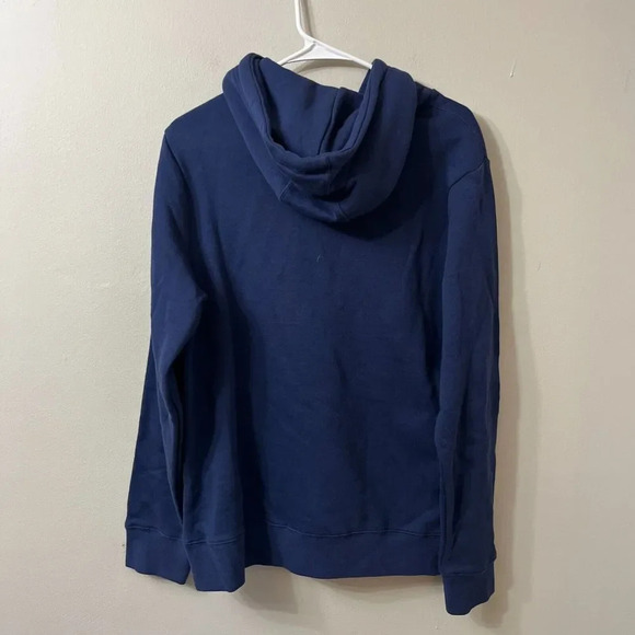Fanatics Mens Blue Hooded Sweatshirt Medium Georgia Tech Alumni Kangaroo Pocket - Picture 8 of 9